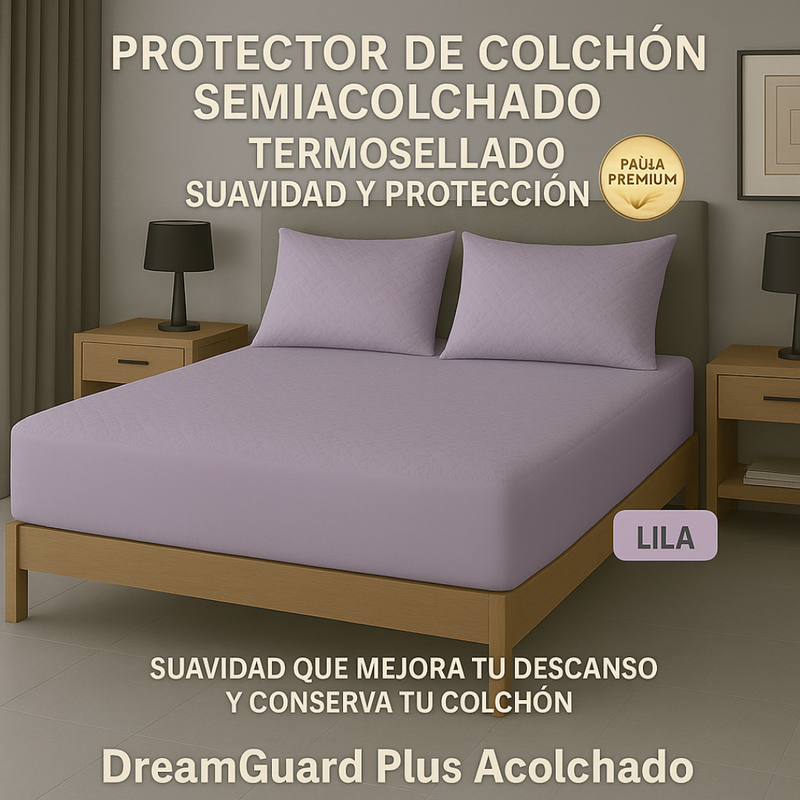 Protector De Colchón Termosellado + Fundas de almohadas