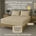 Protector De Colchón Termosellado + Fundas de almohadas